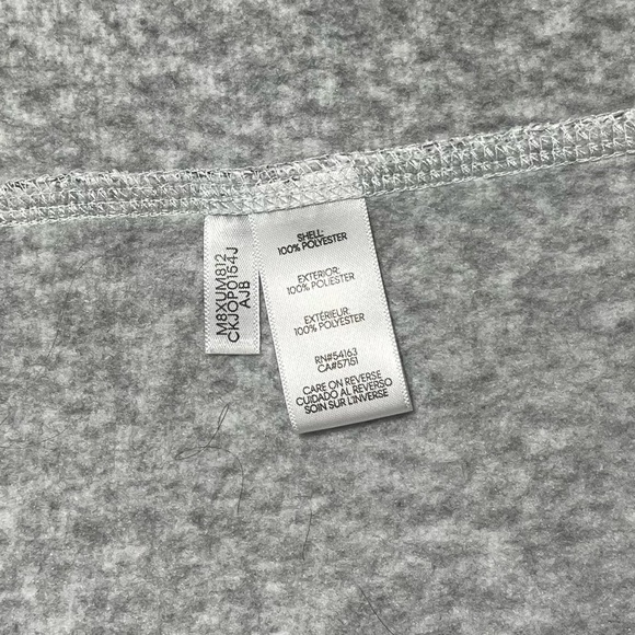 Calvin Klein Fleece Gray Zip-Up Vest 🖤 Size Medium - Picture 8 of 8